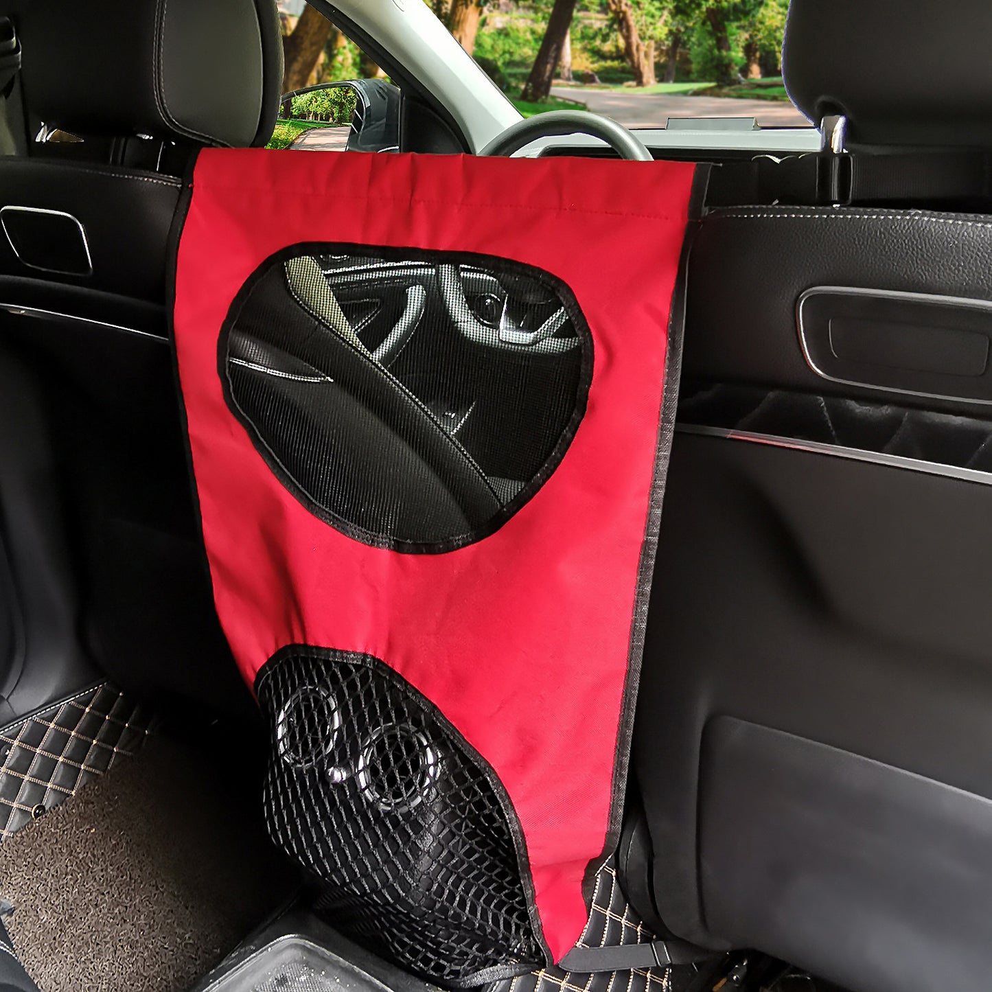 Back Seat Pet Guardrail – Car Barrier for Furry Baby | Pet Travel Safety Supply