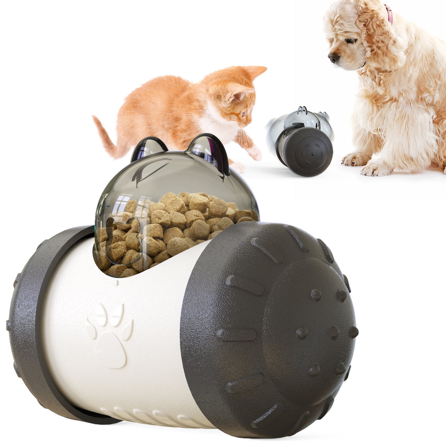 Cat Toys and Dog Toys – Interactive Treat Dispensing Ball, Cat Feeder Toy, Dog Enrichment Toys for Small, Medium, Large Dogs and Cats