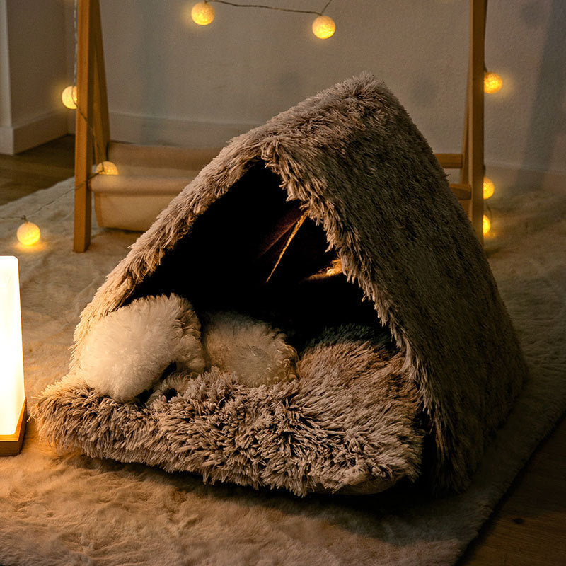 Winter Warm Bed for your Small furry baby Dog or Cat