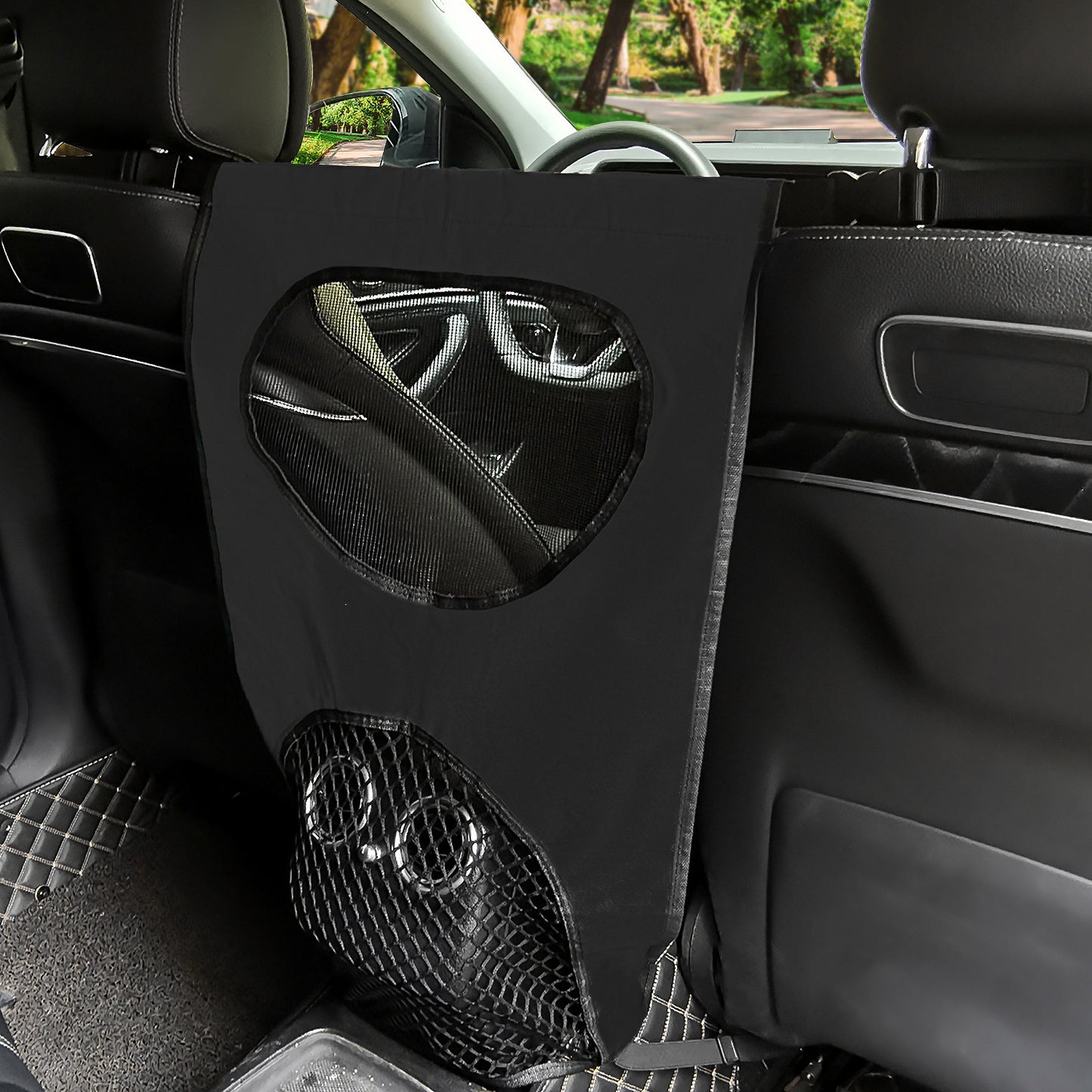 Back Seat Pet Guardrail – Car Barrier for Furry Baby | Pet Travel Safety Supply