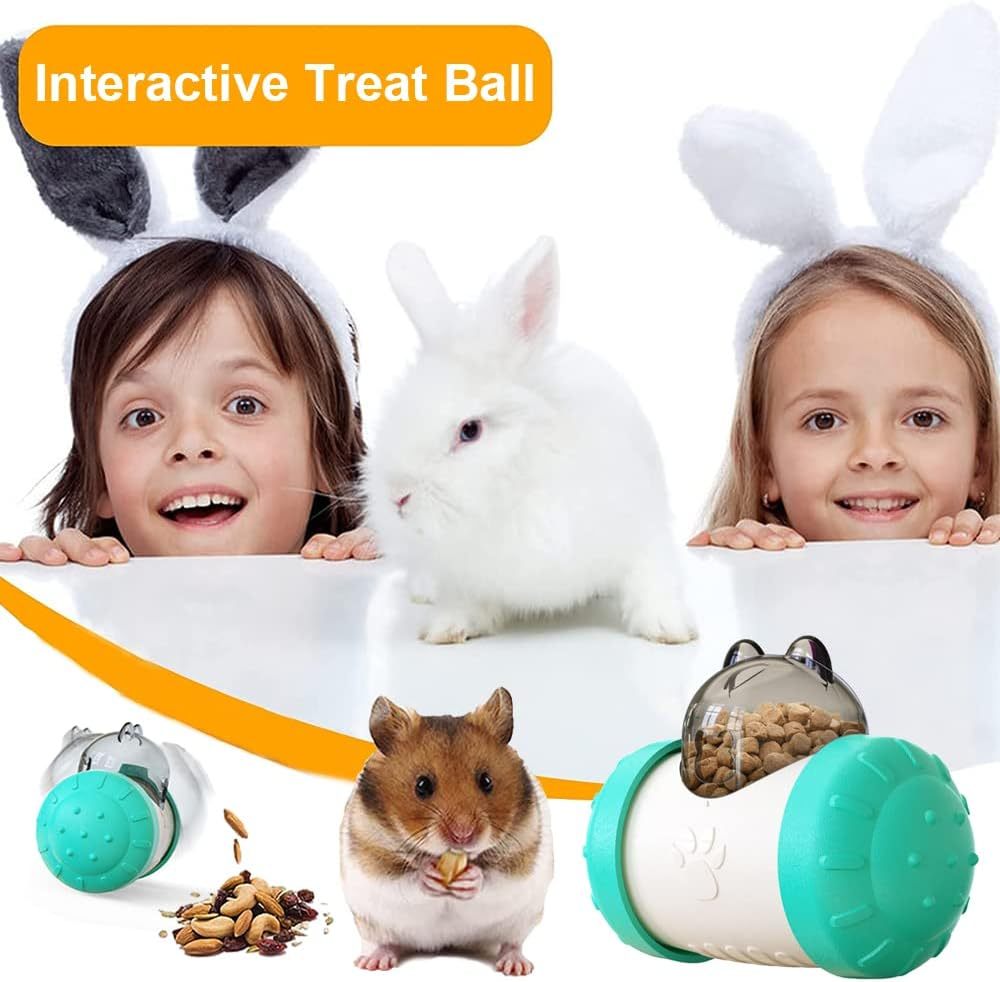 Cat Toys and Dog Toys – Interactive Treat Dispensing Ball, Cat Feeder Toy, Dog Enrichment Toys for Small, Medium, Large Dogs and Cats