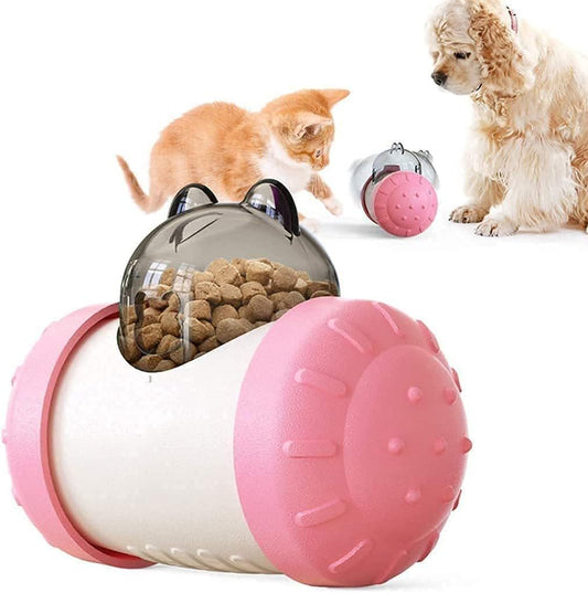 Cat Toys and Dog Toys – Interactive Treat Dispensing Ball, Cat Feeder Toy, Dog Enrichment Toys for Small, Medium, Large Dogs and Cats
