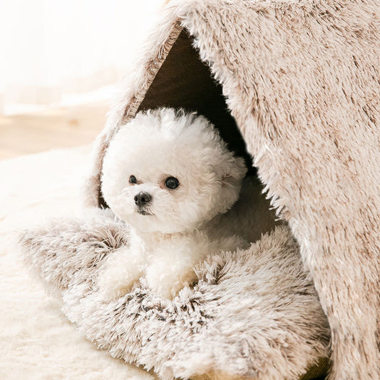 Winter Warm Bed for your Small  furry baby Dog or Cat