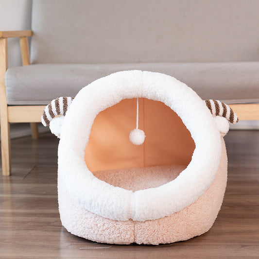 Winter Warm and Washable Bed for your furry Baby Dog or Cat